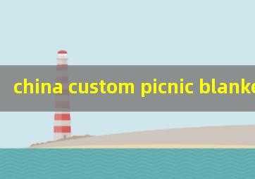 china custom picnic blanket